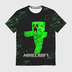 Футболка мужская MINECRAFT CREEPER, цвет: 3D-принт