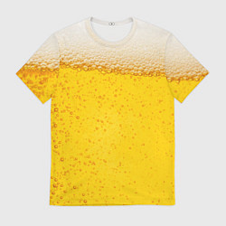 Футболка мужская Пиво, цвет: 3D-принт