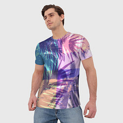 Футболка мужская Тропики, цвет: 3D-принт — фото 2