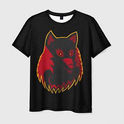 Футболка мужская Wolf Logo, цвет: 3D-принт