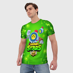 Футболка мужская BRAWL STARS NANI, цвет: 3D-принт — фото 2