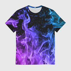 Мужская футболка ОГОНЬ НЕОН