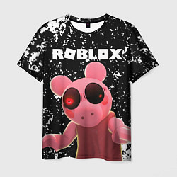 Футболка мужская Roblox Piggy, цвет: 3D-принт