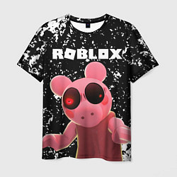 Футболка мужская Roblox Piggy, цвет: 3D-принт