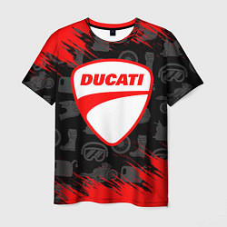 Футболка мужская DUCATI 2, цвет: 3D-принт