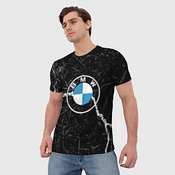 Футболка мужская BMW, цвет: 3D-принт — фото 2