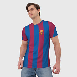 Футболка мужская FC Barcelona 2021, цвет: 3D-принт — фото 2