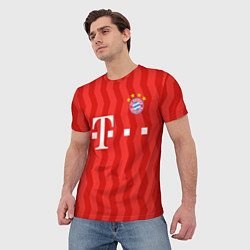 Футболка мужская FC Bayern Munchen униформа, цвет: 3D-принт — фото 2