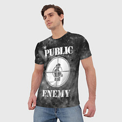 Футболка мужская PUBLIC ENEMY, цвет: 3D-принт — фото 2