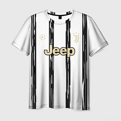 Футболка мужская Juventus Home Authentic style 202122, цвет: 3D-принт
