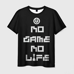 Футболка мужская NO GAME NO LIFE, цвет: 3D-принт