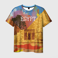 Футболка мужская Египет Пирамида Хеопса, цвет: 3D-принт