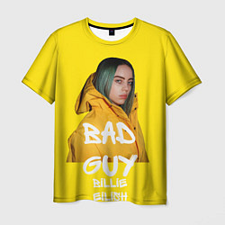 Футболка мужская Billie Eilish Билли Айлиш, цвет: 3D-принт