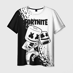 Футболка мужская FORTNITE MARSHMELLO, цвет: 3D-принт