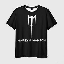 Футболка мужская Marilyn Manson, цвет: 3D-принт