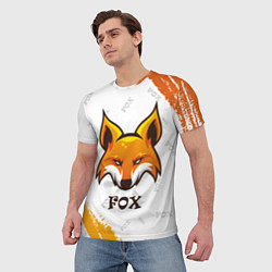 Футболка мужская FOX, цвет: 3D-принт — фото 2