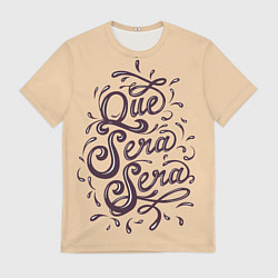 Футболка мужская Что будет, то будет, цвет: 3D-принт