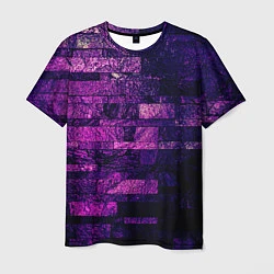 Футболка мужская Purple-Wall, цвет: 3D-принт