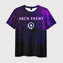 Футболка мужская Arch Enemy Neon logo, цвет: 3D-принт