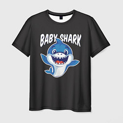 Футболка мужская Baby shark, цвет: 3D-принт