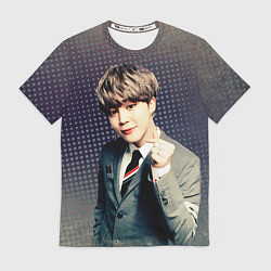 Футболка мужская BTS Jimin, цвет: 3D-принт