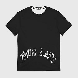 Футболка мужская Thug Life Tatto OG 90s black, цвет: 3D-принт
