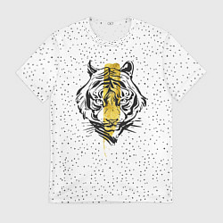 Футболка мужская Золотой тигр, цвет: 3D-принт