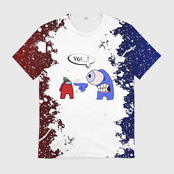 Футболка мужская Among Us - YOU! Z, цвет: 3D-принт