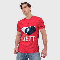 Футболка мужская Jett, цвет: 3D-принт — фото 2