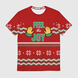 Футболка мужская Feel the joy, цвет: 3D-принт