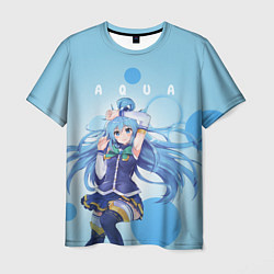 Футболка мужская Aqua, цвет: 3D-принт