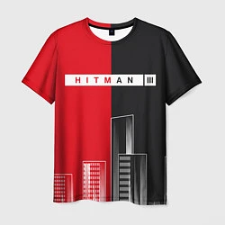 Футболка мужская Hitman III - Город, цвет: 3D-принт