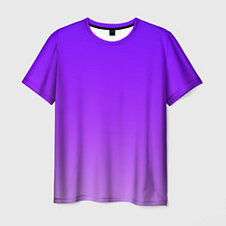 Футболка мужская Фиолетовый космос, цвет: 3D-принт