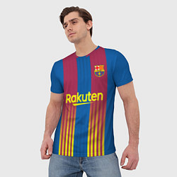 Футболка мужская FC Barcelona El Clasico La Liga 202122, цвет: 3D-принт — фото 2
