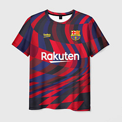 Футболка мужская FC Barcelona La Liga Pre-Match 202122, цвет: 3D-принт