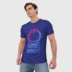 Футболка мужская Космонавт, цвет: 3D-принт — фото 2
