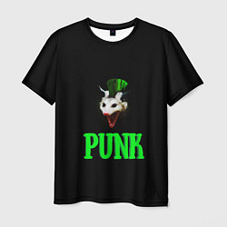 Футболка мужская Punky trashcat, цвет: 3D-принт