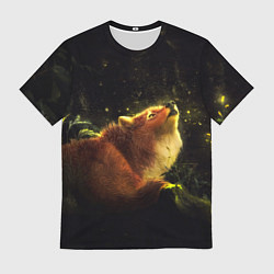 Футболка мужская Лисица, цвет: 3D-принт