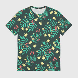 Футболка мужская Рябина, цвет: 3D-принт