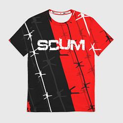 Футболка мужская SCUM, цвет: 3D-принт