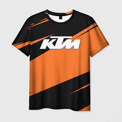 Футболка мужская KTM КТМ, цвет: 3D-принт