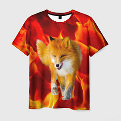 Футболка мужская Fire Fox, цвет: 3D-принт