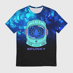 Футболка мужская Тигр в скафандре, цвет: 3D-принт