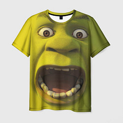 Футболка мужская Shrek is Yelling, цвет: 3D-принт