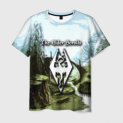 Футболка мужская The Elder Scrolls Skyrim, цвет: 3D-принт