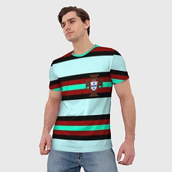 Футболка мужская Сборная Португалии, цвет: 3D-принт — фото 2
