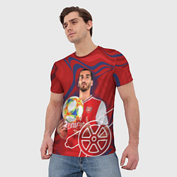 Футболка мужская Henrikh Mkhitaryan Arsenal, цвет: 3D-принт — фото 2