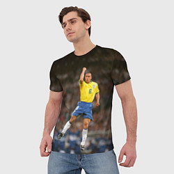 Футболка мужская Роберто Карлос, цвет: 3D-принт — фото 2