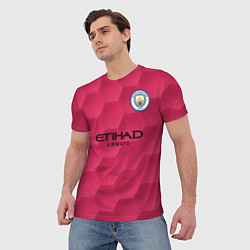 Футболка мужская Manchester City Home Goalkeeper 202122, цвет: 3D-принт — фото 2