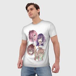 Футболка мужская Doki Doki Literature Club, цвет: 3D-принт — фото 2